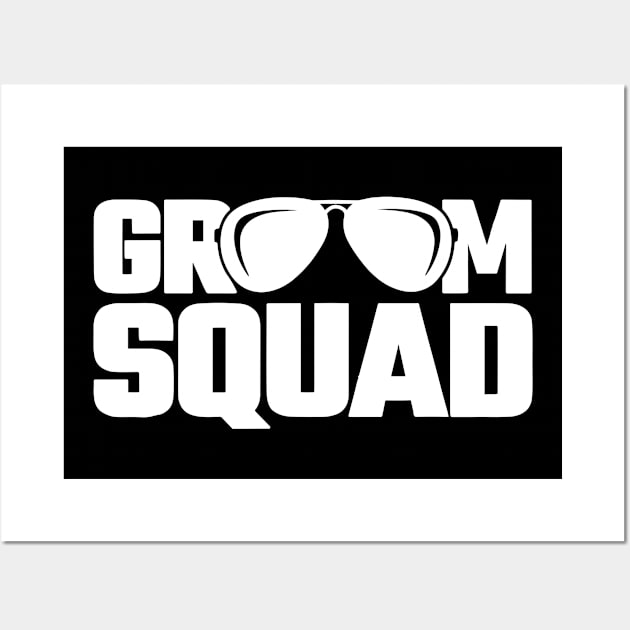 Groom Squad Groomsmen Funny Stag Bachelor Party Wall Art by LEGO